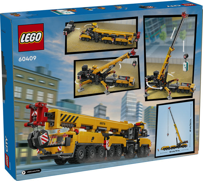 Lego City Yellow Mobile Construction Crane