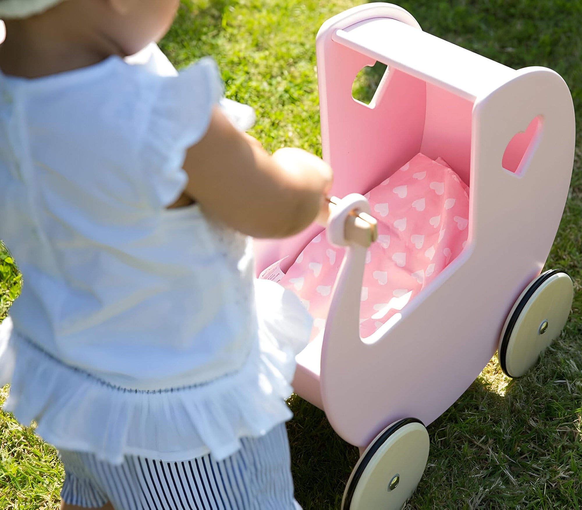 Moover Dolls Pram Bedding Pink