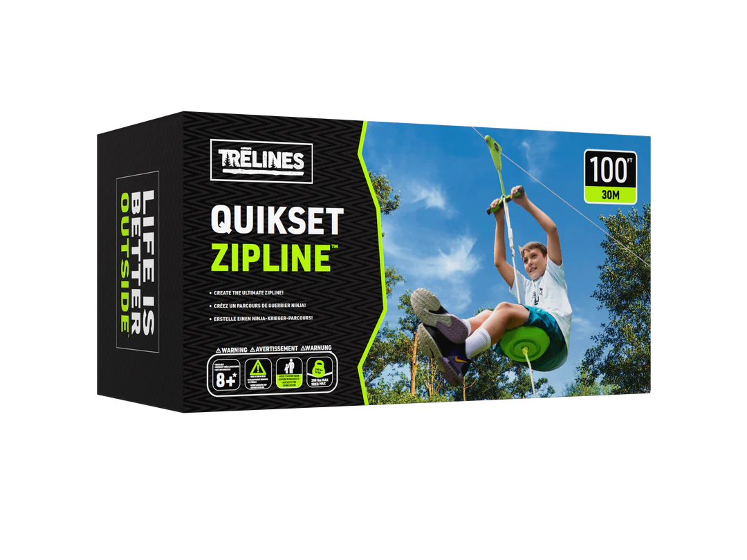 Trélines ZIPLINE 100 FT. QUICKSET WITH BRAKE