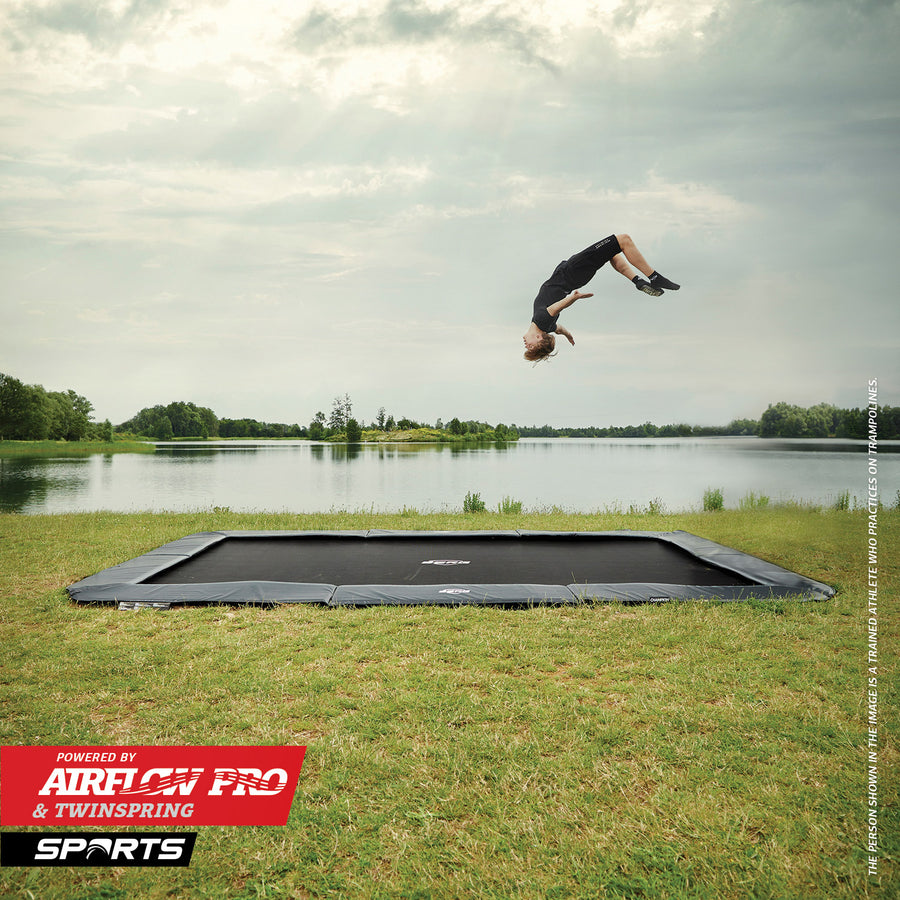 BERG ULTIM ELITE 16.5 x 10ft FLATGROUND TRAMPOLINE