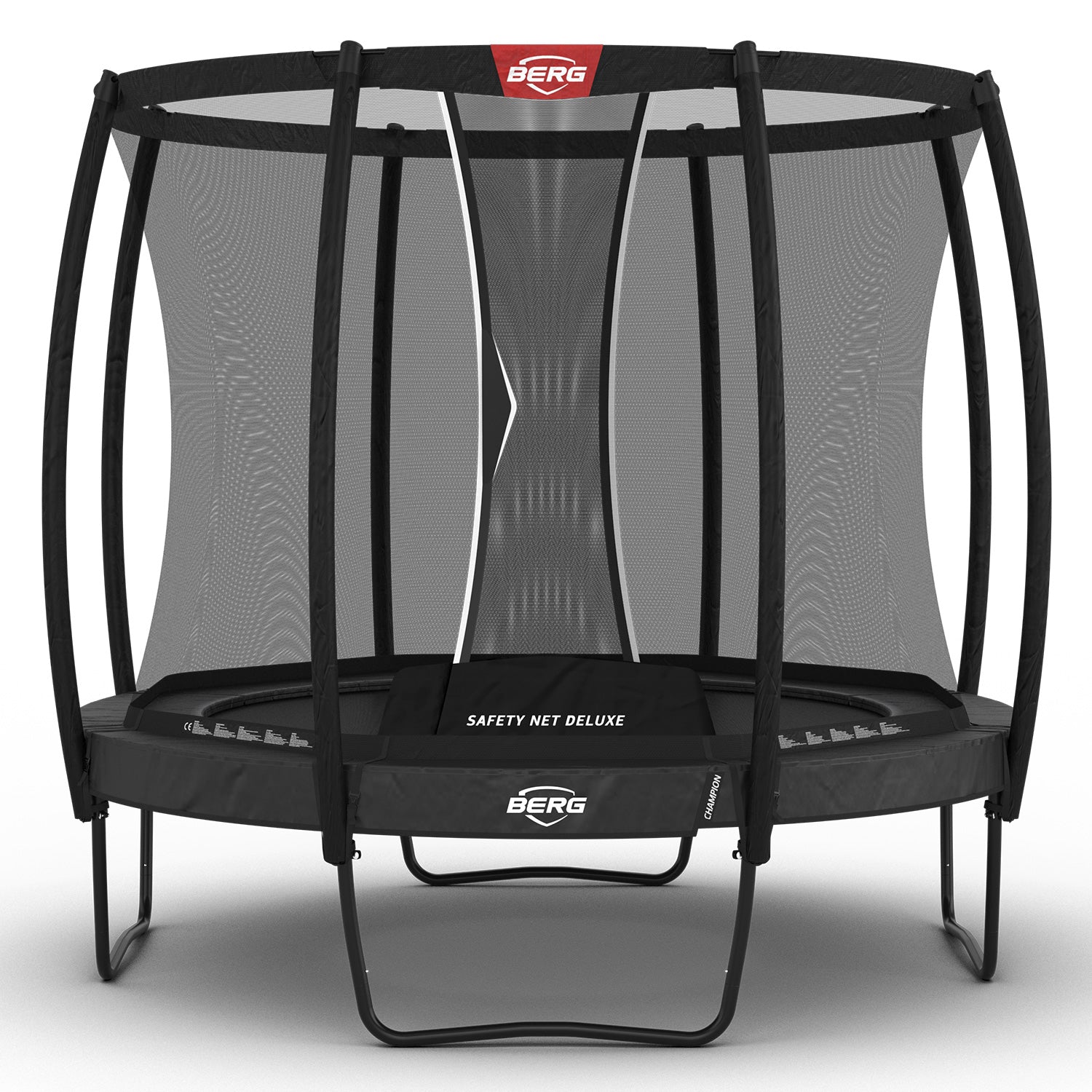 BERG Champion 11ft Trampoline + Safety Net Deluxe