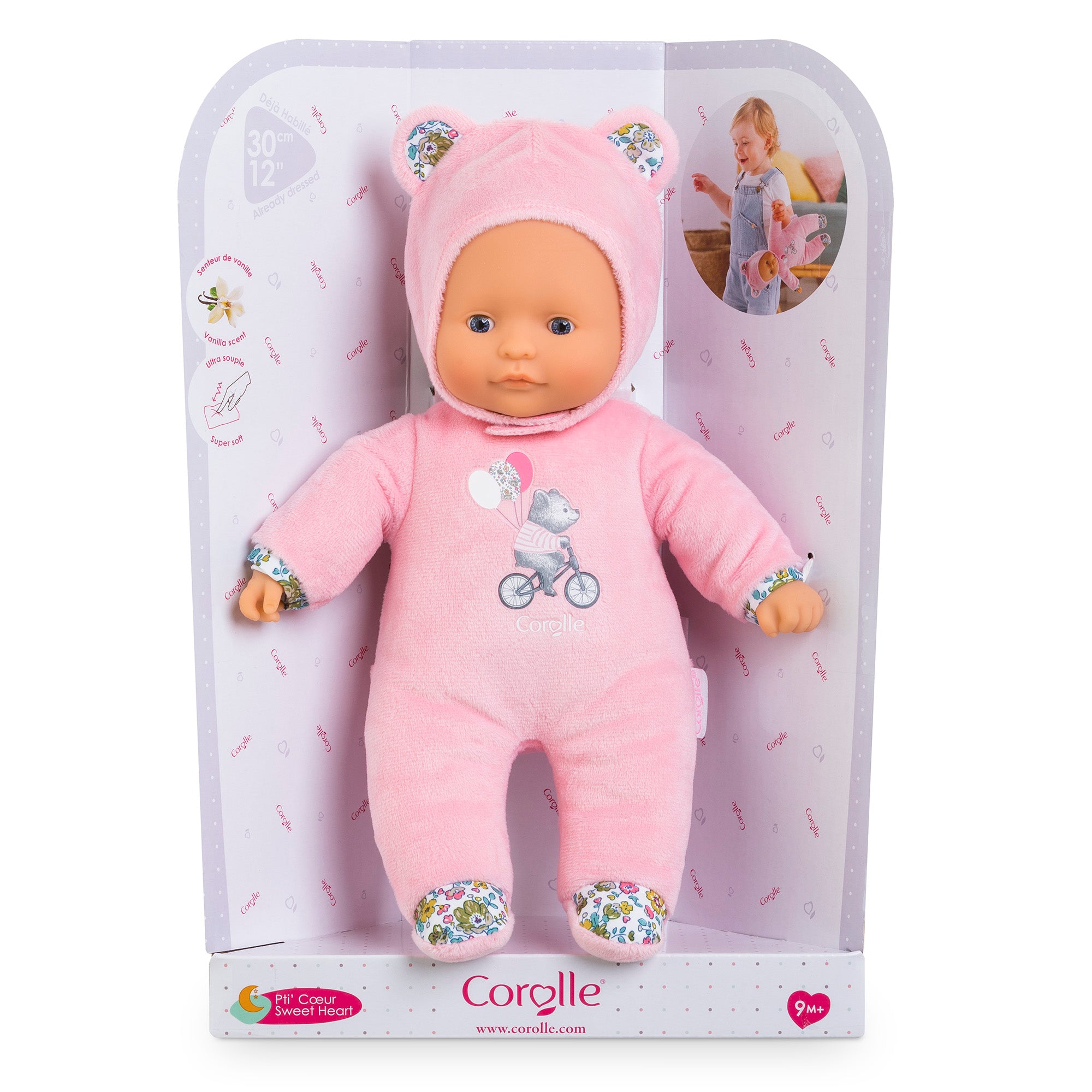 Corolle Doll Pti' Coeur Sweet Heart: Pink Bear