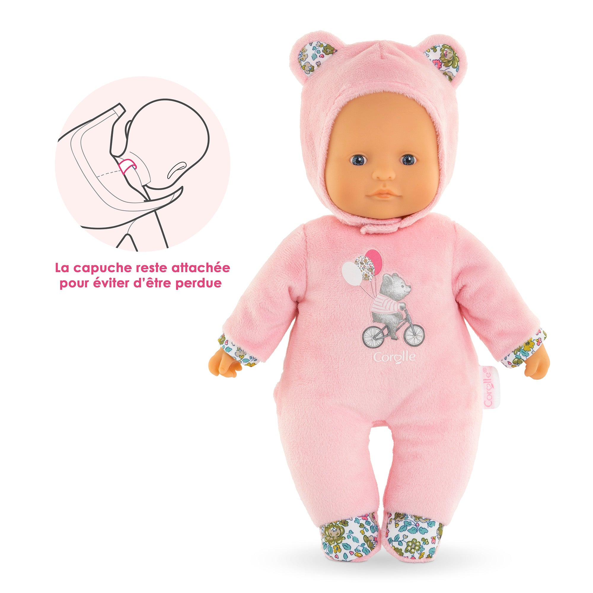 Corolle Doll Pti' Coeur Sweet Heart: Pink Bear
