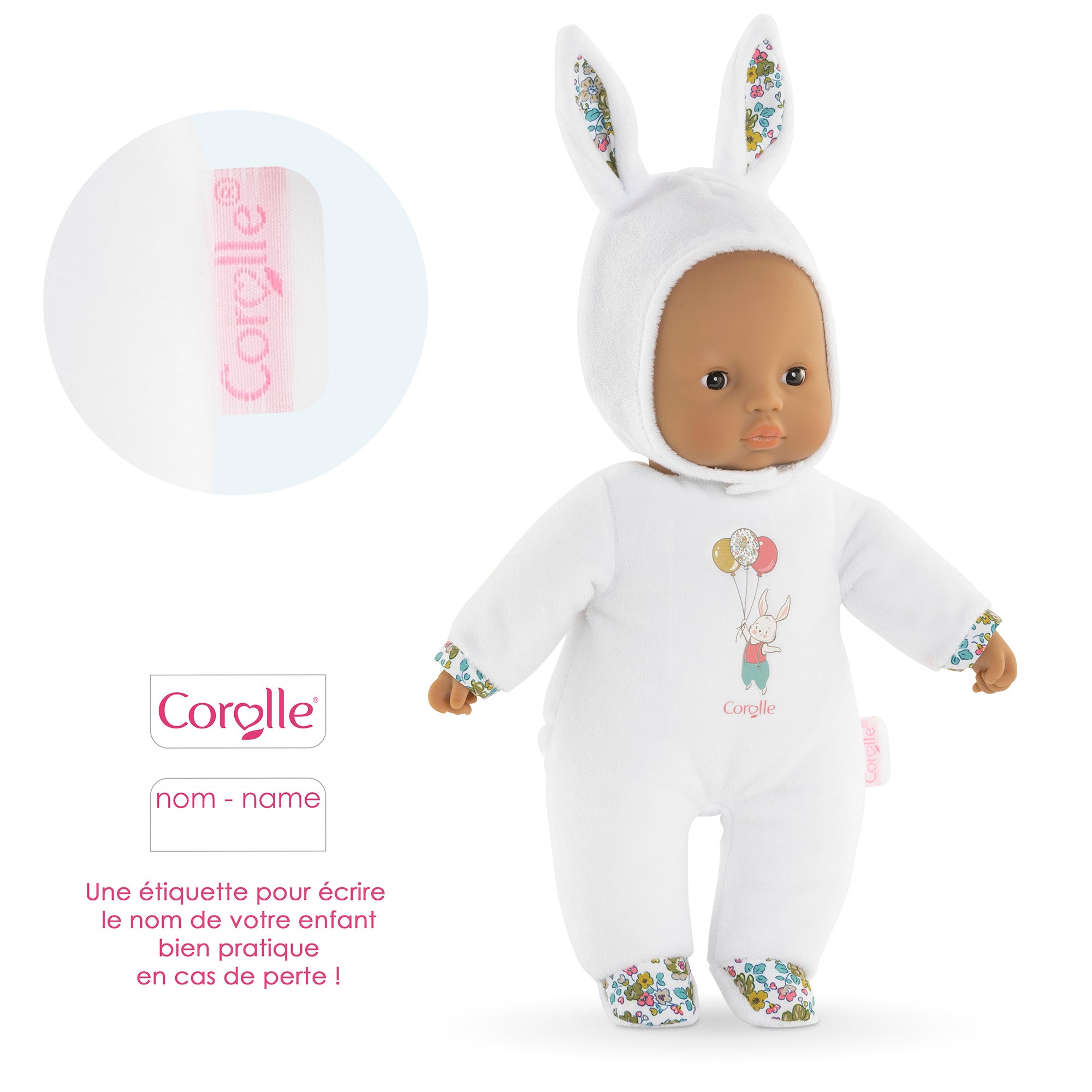 Corolle Doll Pti' Coeur Sweet Heart: White Bunny