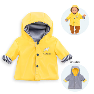 Corolle Outfit: Reversible Rain Coat for 30cm doll