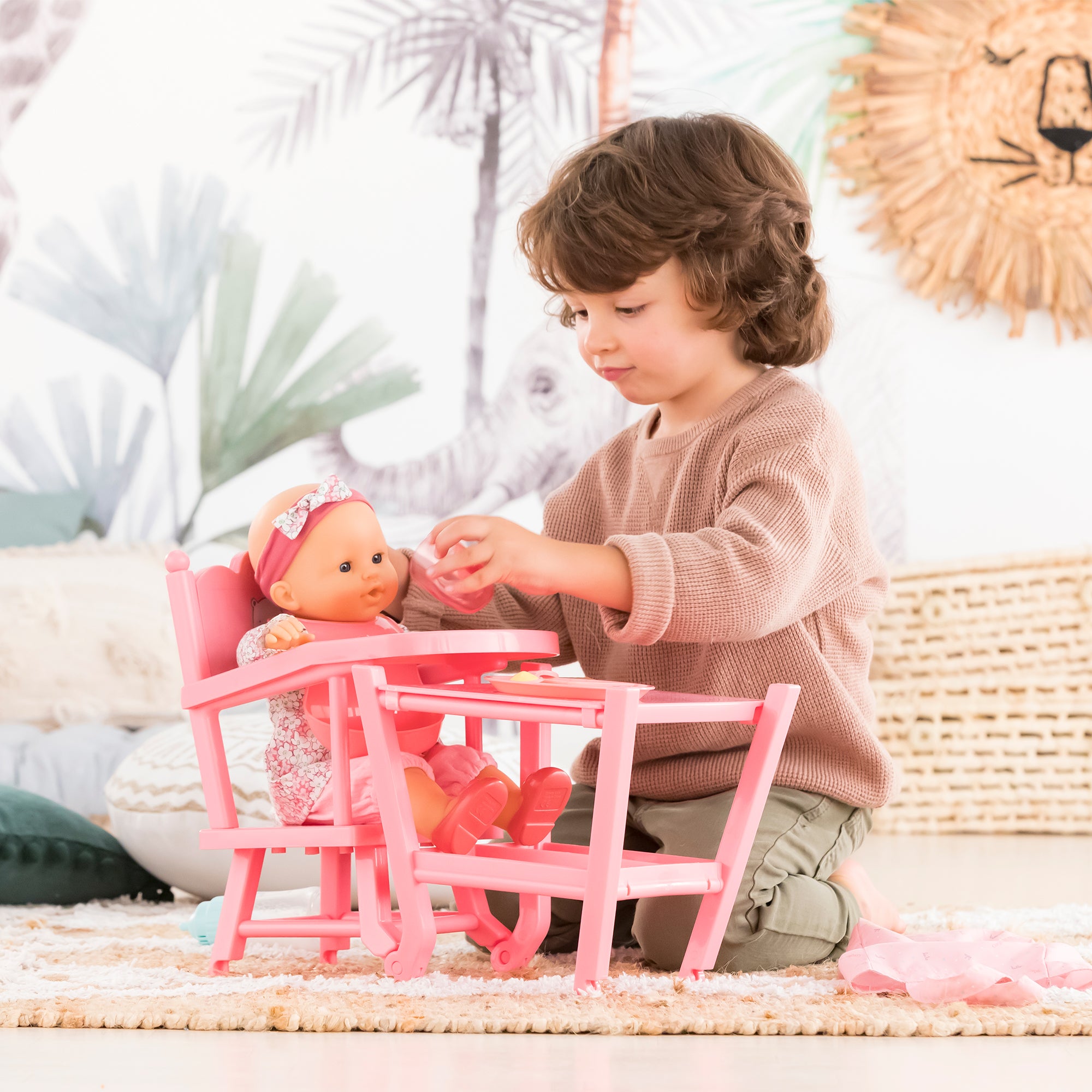 Corolle 2 in 1 High Chair for 42cm dolls