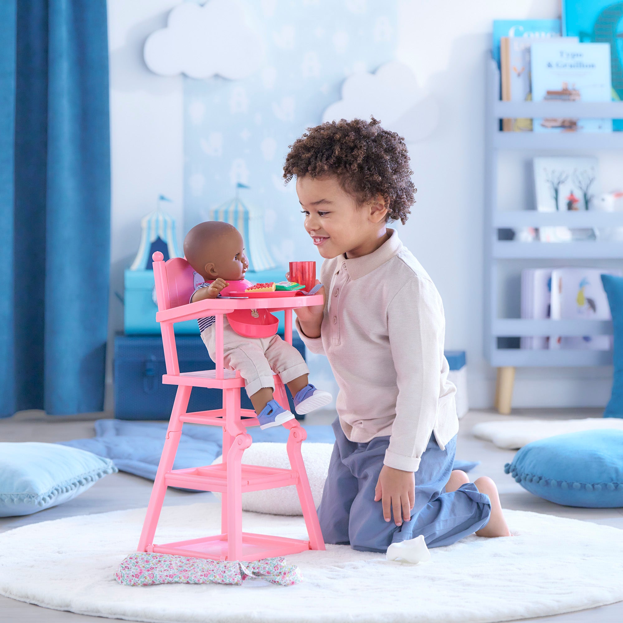 Corolle 2 in 1 High Chair for 42cm dolls
