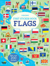 Usborne: First Sticker Book Flags