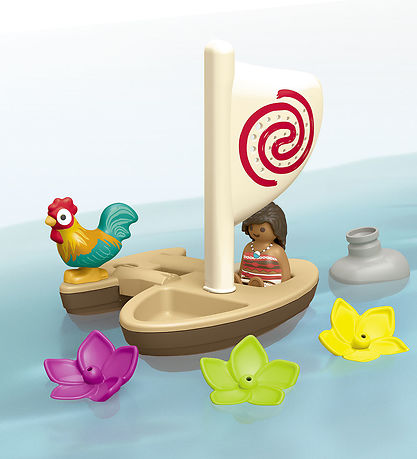 Playmobil JUNIOR AQUA: JUNIOR & Disney: Moana's Sail Boat