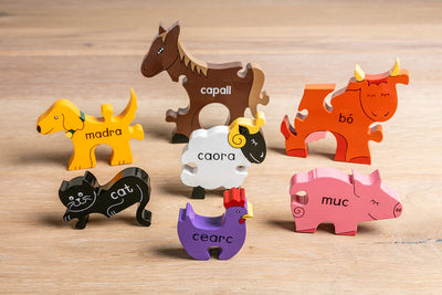 Farm Animals As Gaeilge Jigsaw Puzzle