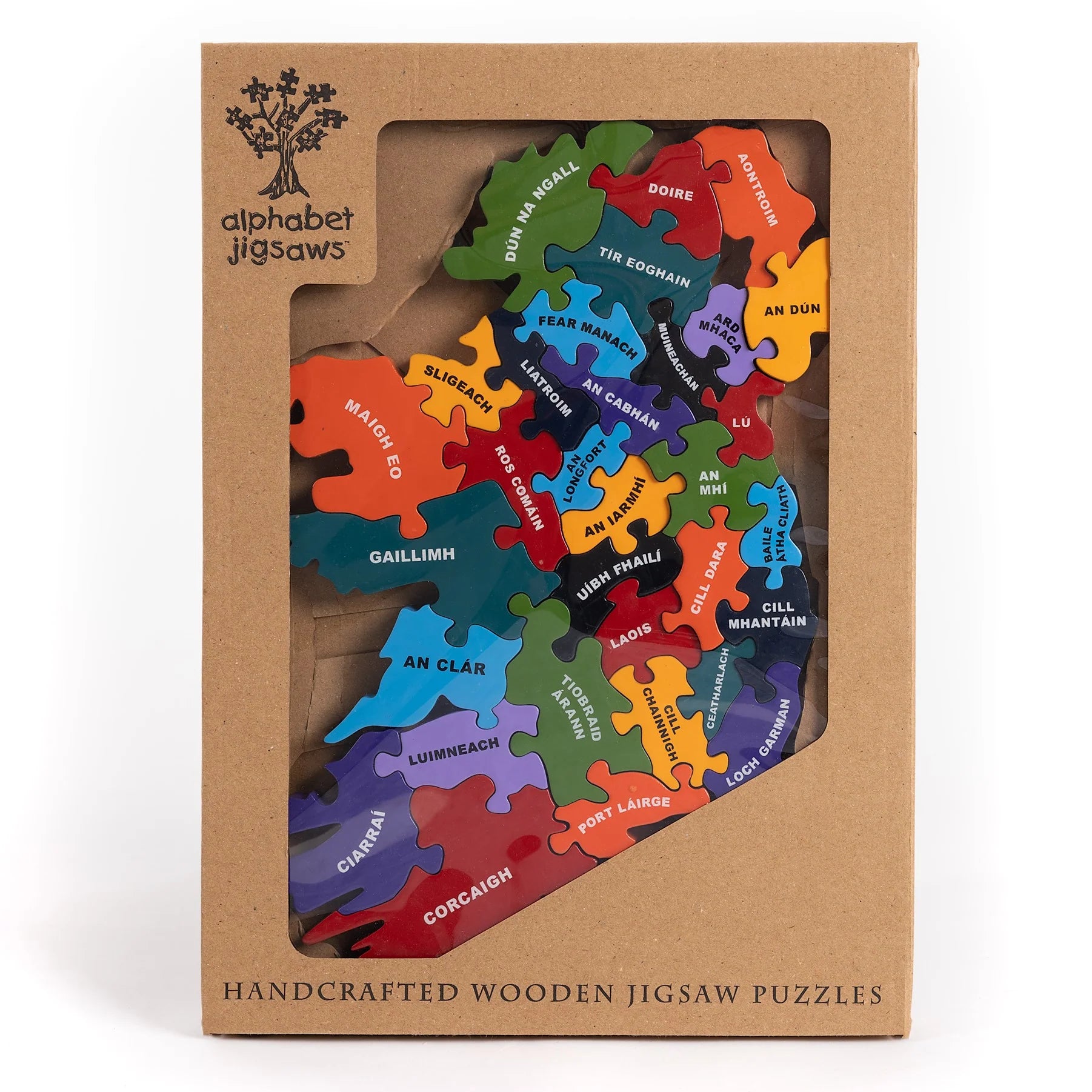 Map of Ireland As Gaeilge Jigsaw Puzzle