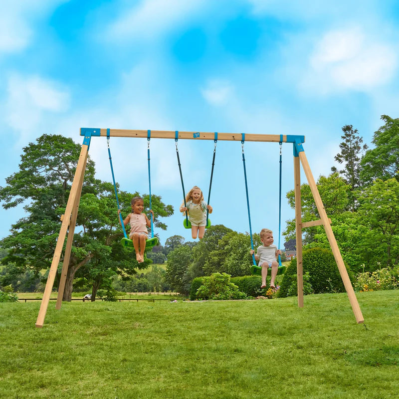 TP TOYS KINGSWOOD TRIPLE SWING FRAME (COLLECTION OR DUBLIN DELIVERY ONLY)