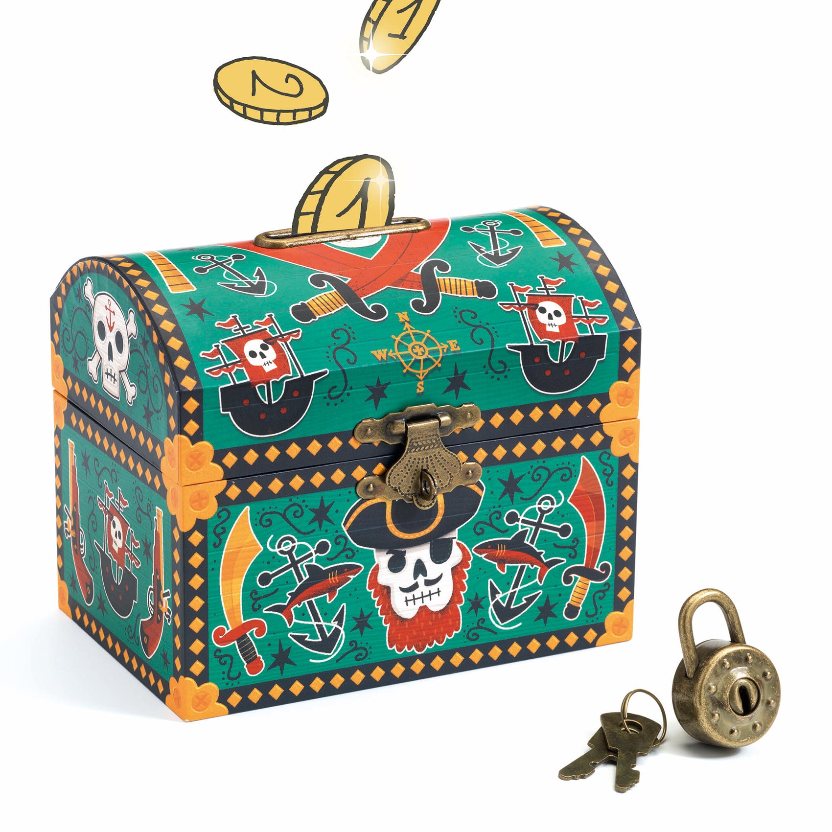 Djeco Money Box: Pirate