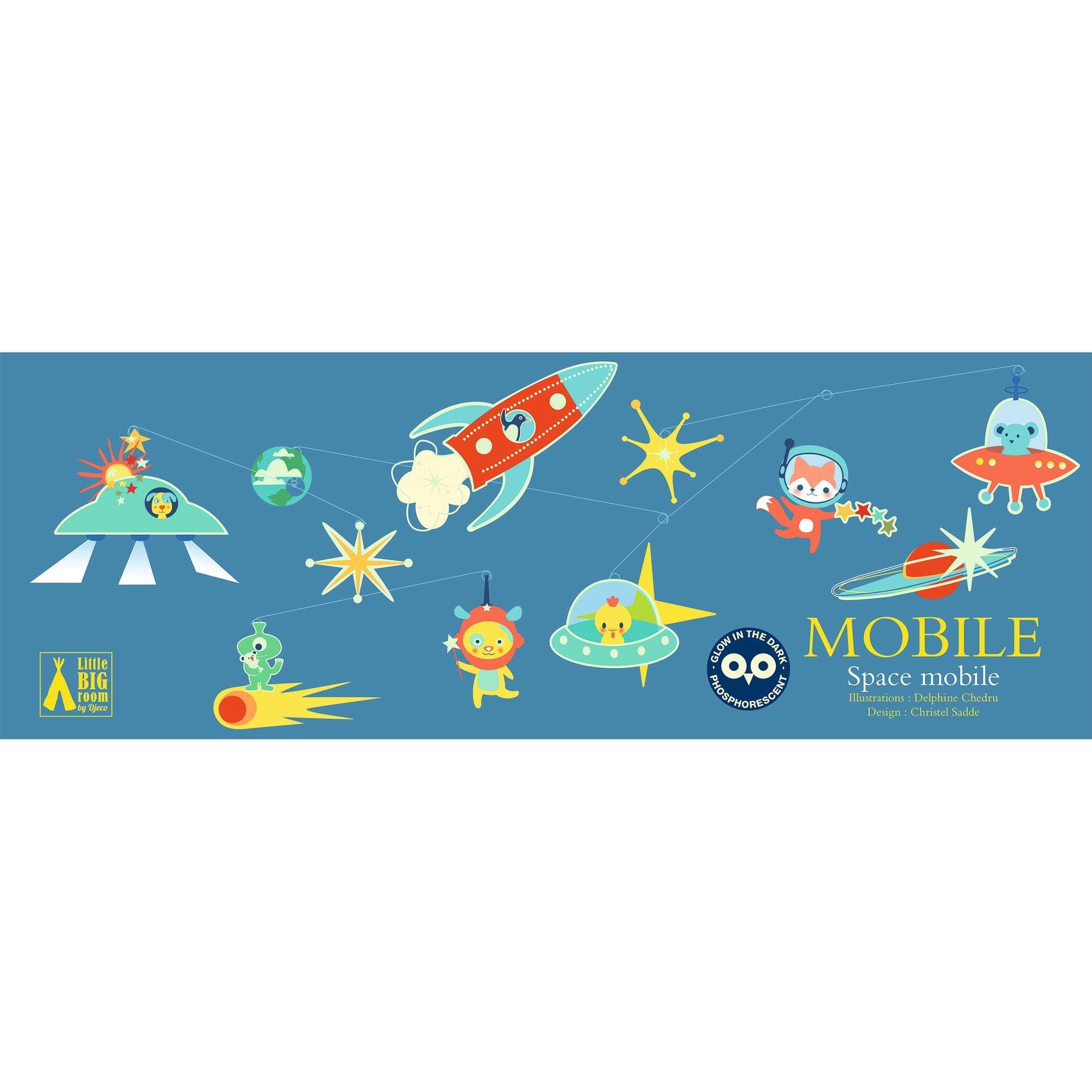 DJECO MOBILE: SPACE (GLOW IN THE DARK)