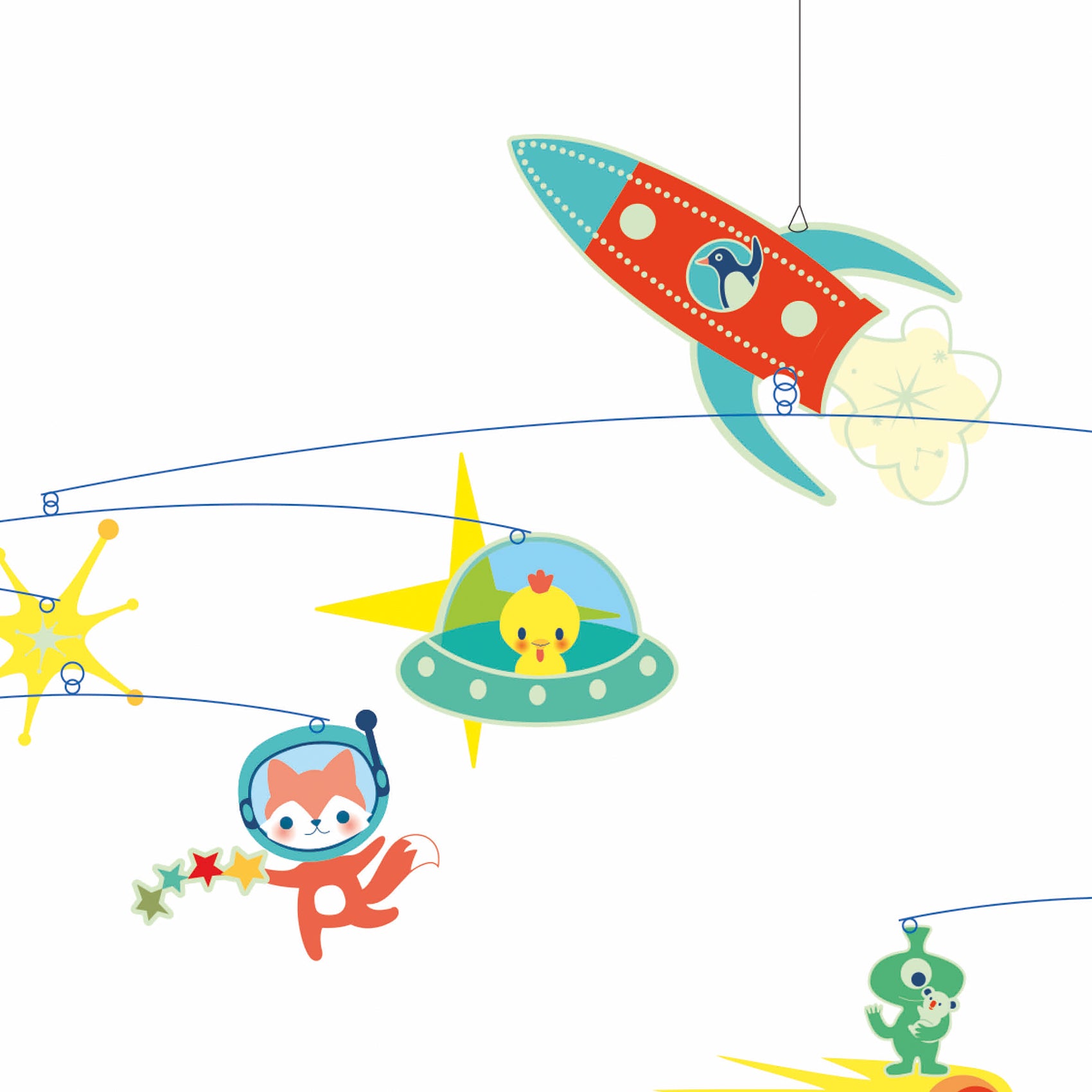 DJECO MOBILE: SPACE (GLOW IN THE DARK)