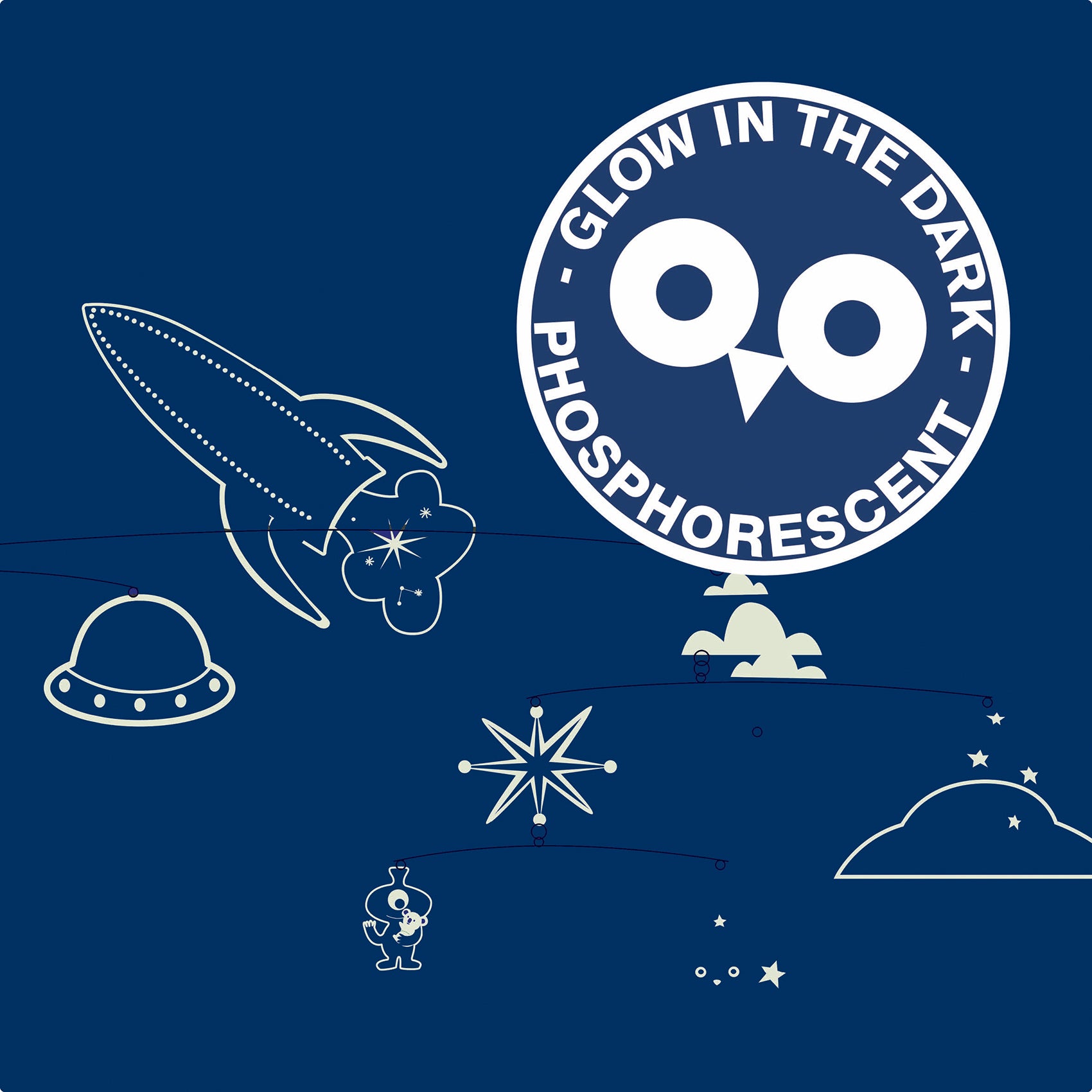 DJECO MOBILE: SPACE (GLOW IN THE DARK)