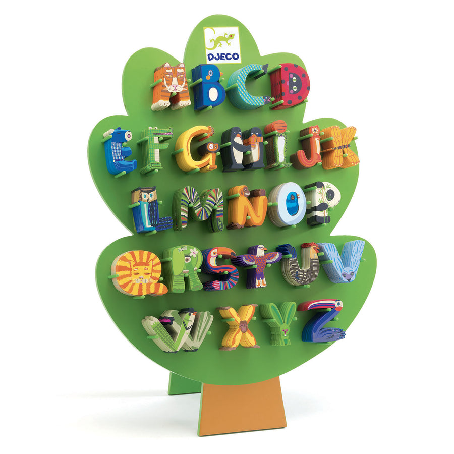 Djeco Wooden Animal Letters