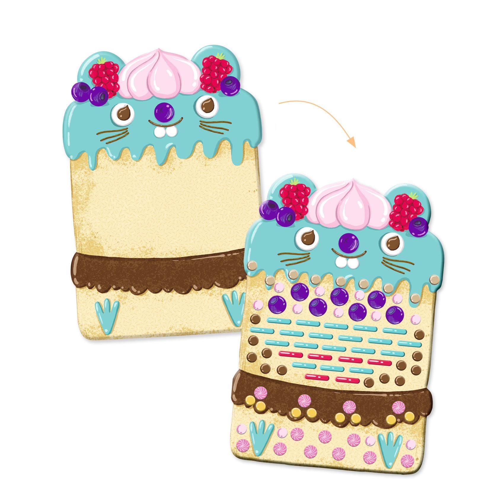 Djeco Mosaics: Funny Cakes (3-6 years)