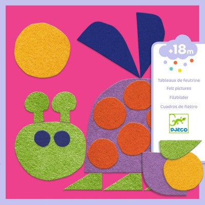 Djeco Felt Pictures: Soft creations (18moths+)