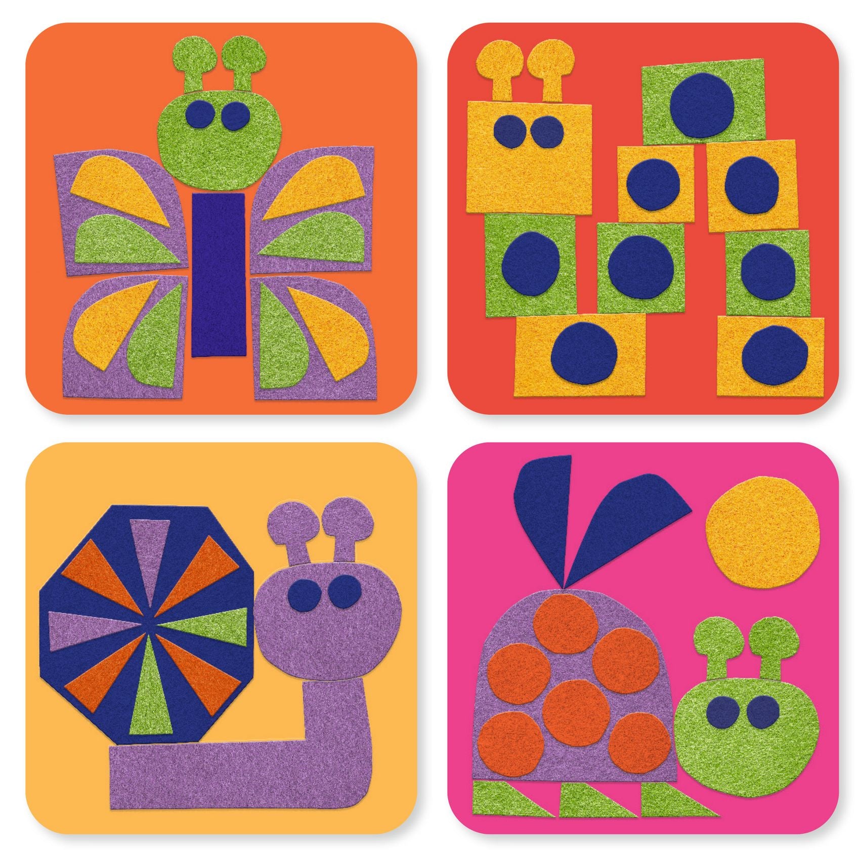 Djeco Felt Pictures: Soft creations (18moths+)