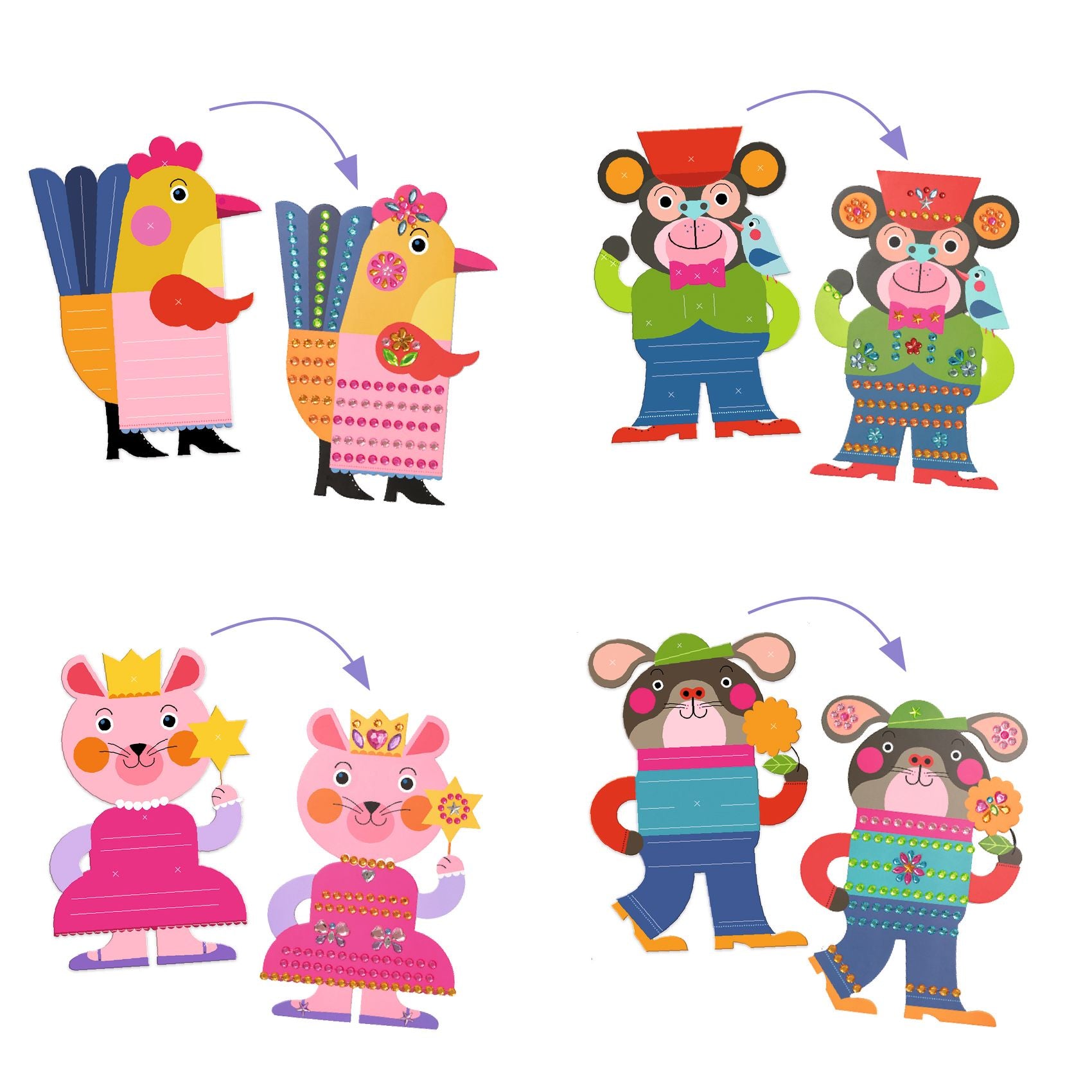 Djeco Collage: Sparkles (3-6 years)