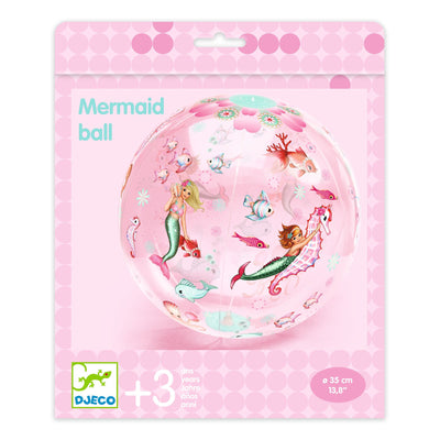 Djeco Inflatable Ball: Mermaid