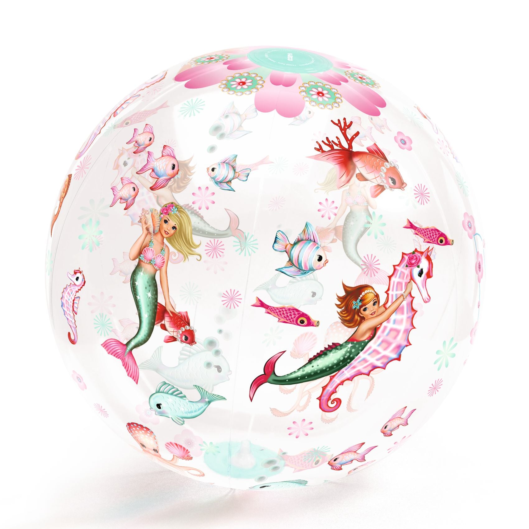 Djeco Inflatable Ball: Mermaid