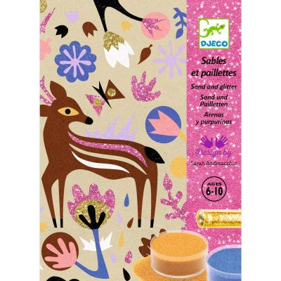 Djeco Sand and Glitter Art: Woodland Wonderland (6-10yrs)