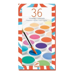 Djeco 36 gouache tablets (6+yrs)
