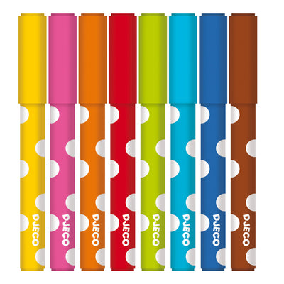 Djeco 8 Felt Tips For Little Ones (3-6yrs)