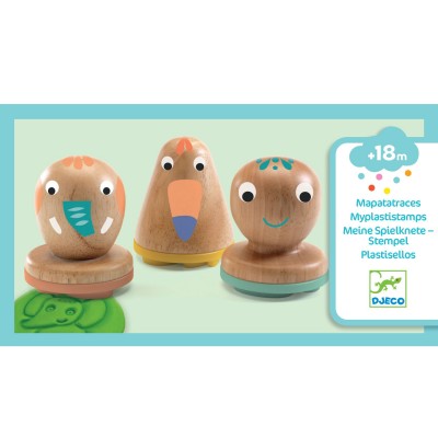 Djeco Stamping shapes for dough: Animals (18months+)