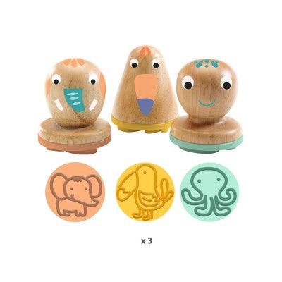 Djeco Stamping shapes for dough: Animals (18months+)