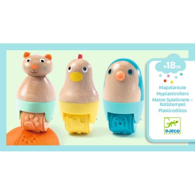 Djeco Rollers for dough: Animals (18months+)