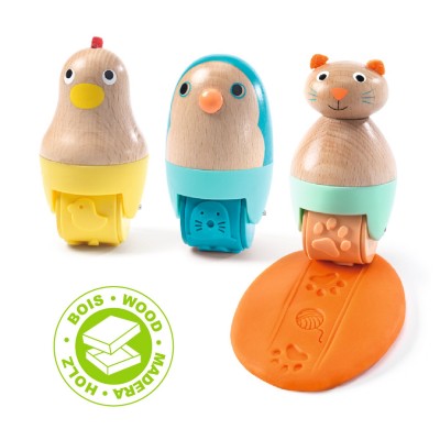 Djeco Rollers for dough: Animals (18months+)