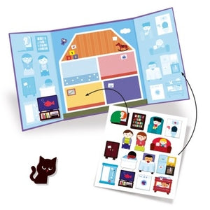 Djeco Repositionable Stickers: The House (18months)