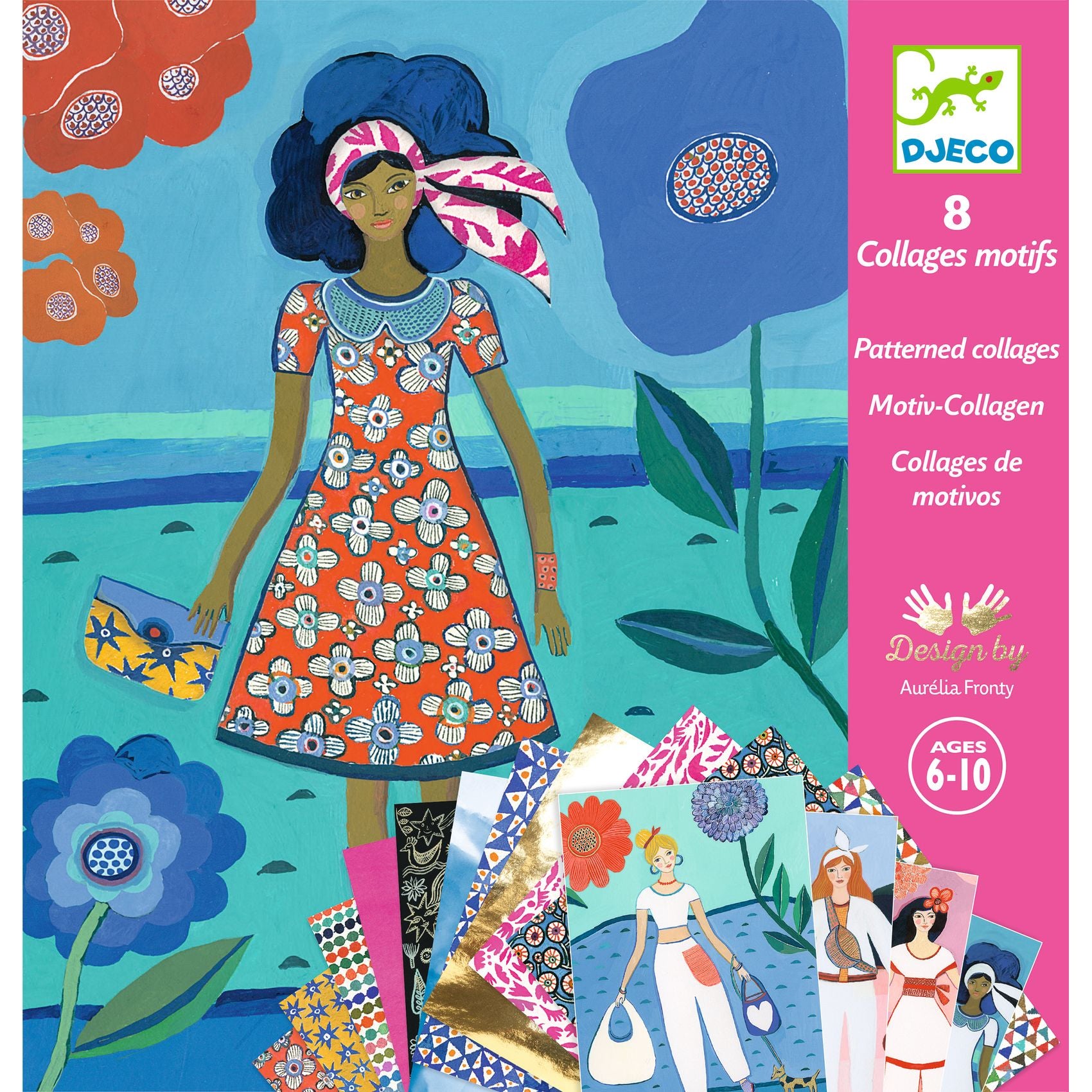 Djeco Patterned Collages: WAX Trend (6-10yrs)
