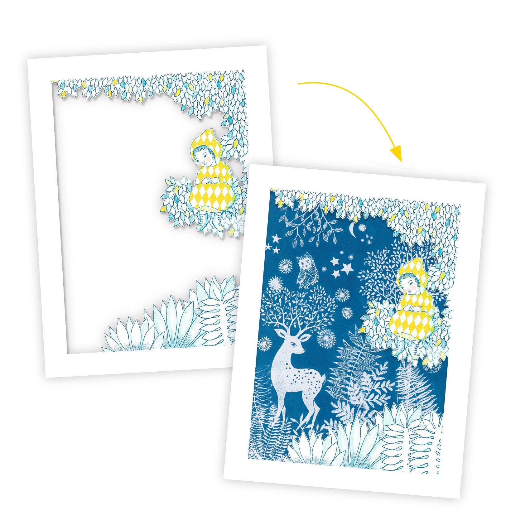 Djeco Cyanotype: Au clair de la lune (7-99yrs)