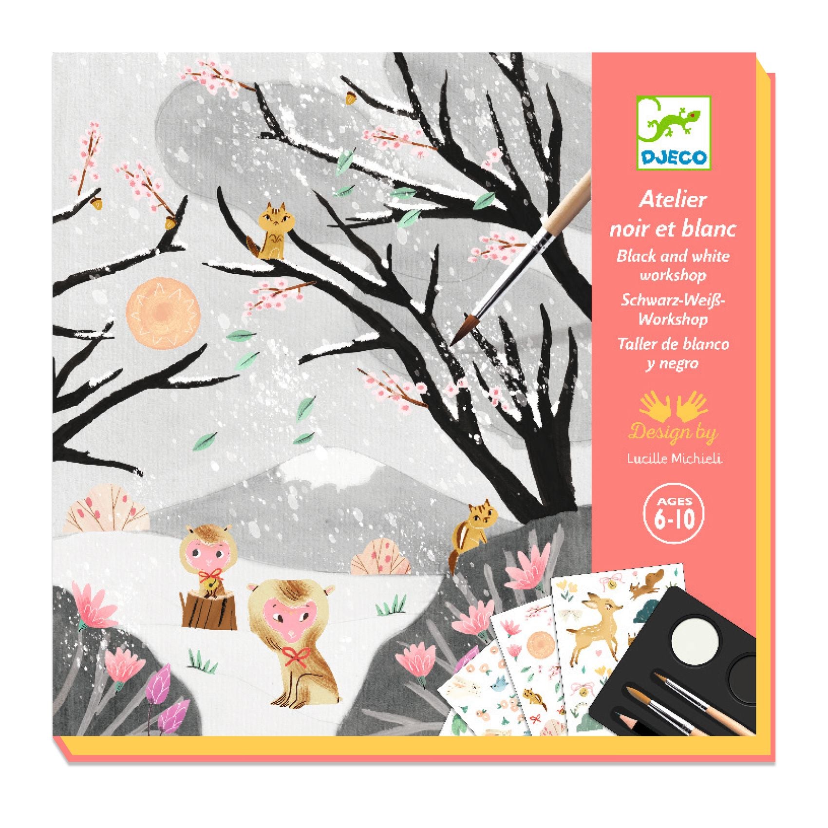 Djeco Black & White Workshop: The last snowfall (6-10yrs)