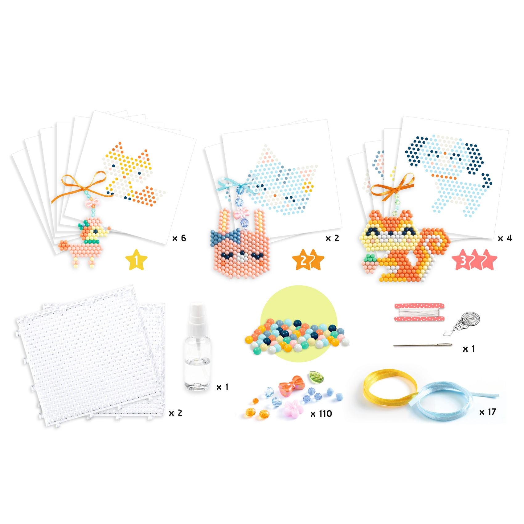 Djeco water beads: Furry friends (6-10yrs)