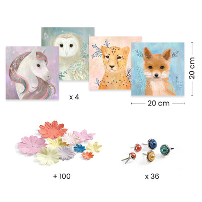 Djeco 3D Pictures: Floral Wreaths (5-8yrs)