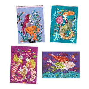 Djeco Glitter Boards: Mermaids (7-13yrs)