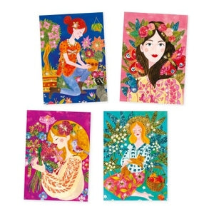 Djeco Glitter Boards: The scent of flowers (6-10yrs)