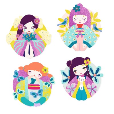 Djeco Glitter& Gems: Onnanoko (6-10yrs)