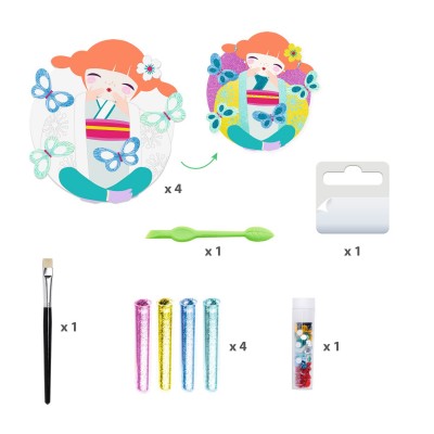 Djeco Glitter& Gems: Onnanoko (6-10yrs)