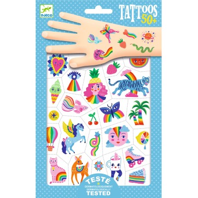 Djeco Tattoos: Rainbow