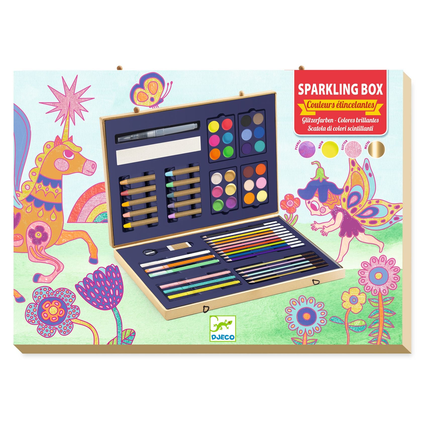 Djeco: Sparkling box of colours