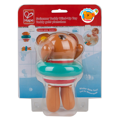 Hape Swimmer Teddy Wind-Up Toy