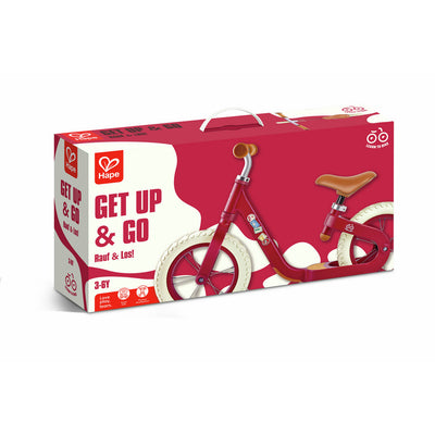 Hape Learn to Ride Balance Bike: Red