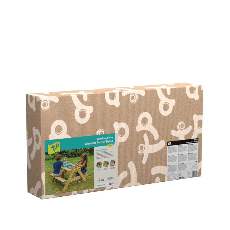 TP Toys Splash & Play Wooden Picnic Table