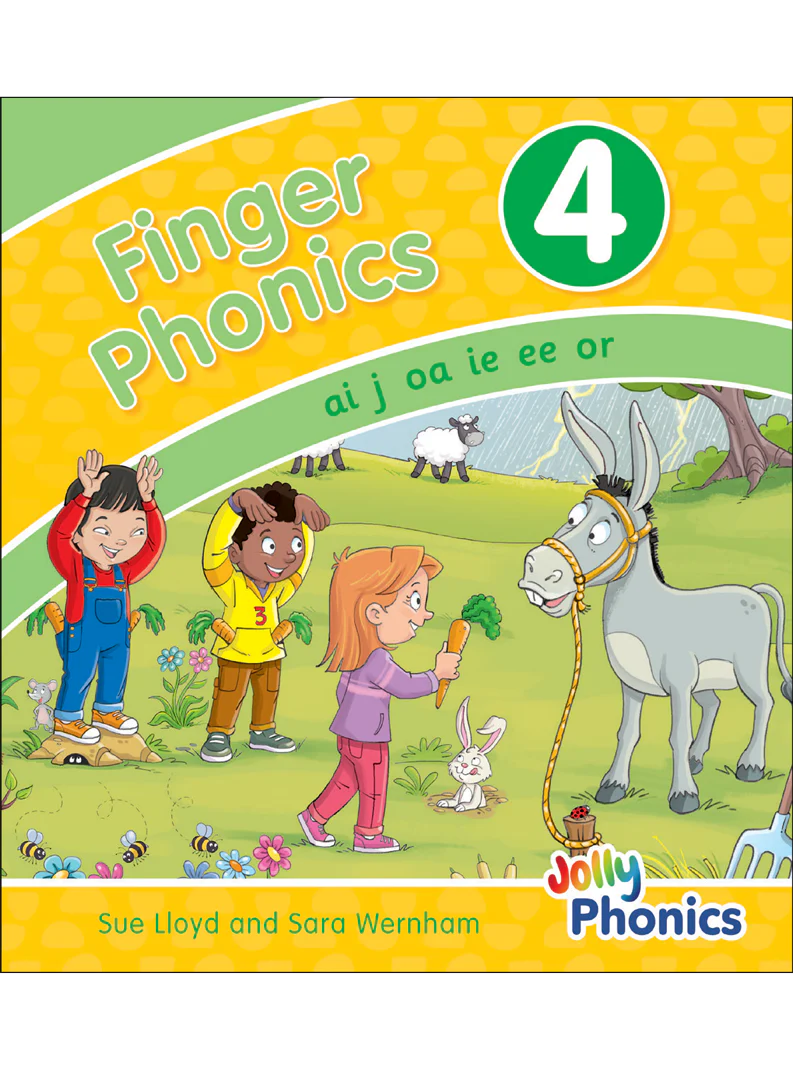 Jolly Learning Finger Phonics Book 4 ONLY